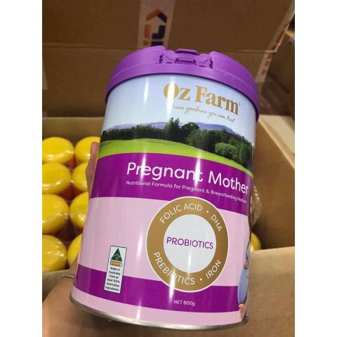 Sữa bầu Oz Farm Pregnant Mother Formula  Úc 900gram [DATE 2025], Dành Cho Bà Bầu Và Cho Con Bú