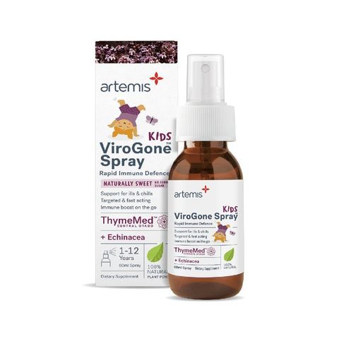 Xịt tăng đề kháng Artemis Kids ViroGone Spray 50ml cho bé 1-12 tuổi - Mẹ Và Bé Carrot