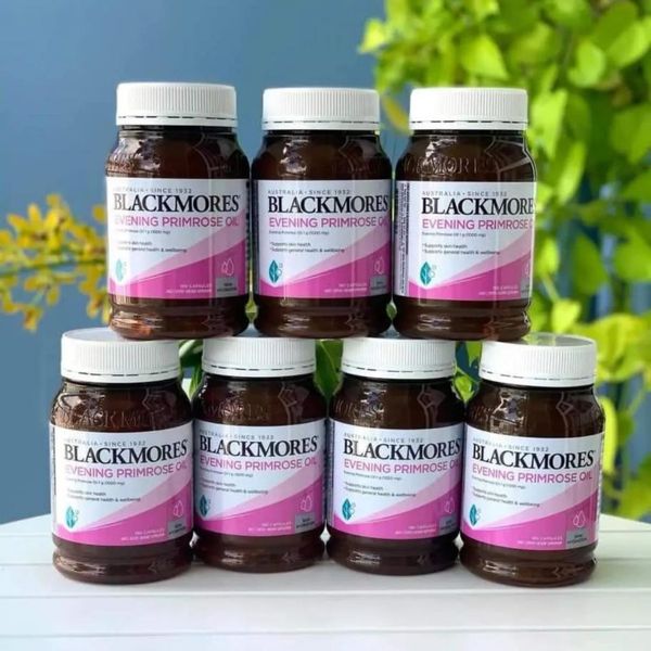 Tinh Dầu Hoa Anh Thảo Blackmore Evening Primrose Oil 1000 Đẹp Da, Chống Lão Hóa, Cân Bằng Nội Tiết Tố Lọ 190V