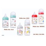 Bình Sữa Thủy Tinh Pigeon Nội Địa Nhật Thế Hệ 3 Đủ Size 160ML, 240ML