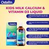 Canxi Và Vitamin D3 200IU Dạng Sữa Nước Ostelin Kids Milk Calcium & Vitamin D3 Liquid 90ml Của Úc Cho Bé 7M+