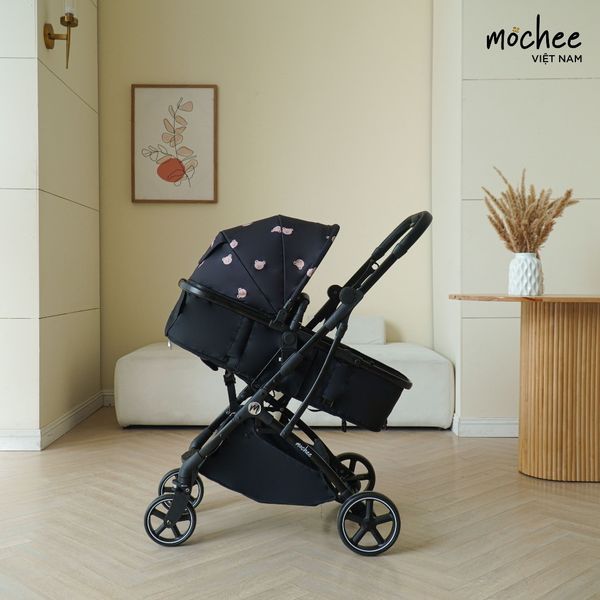 Xe Đẩy Nôi Gấp Gọn Cho Bé Sơ Sinh MOCHEE MC046 2 Chiều, Phù Hợp Để Mang Đi Chơi, Đi Du Lịch