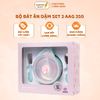 Bộ Bát Ăn Dặm AAG 350, Chén Ăn Dặm Cho Bé, Set 3 Món Chén Thìa Cho Bé