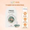 Ti Ngậm Cho Bé FRIGG Đan Mạch 0-18M, Chất Liệu Silicone Mềm Mại Hàng Chính Hãng
