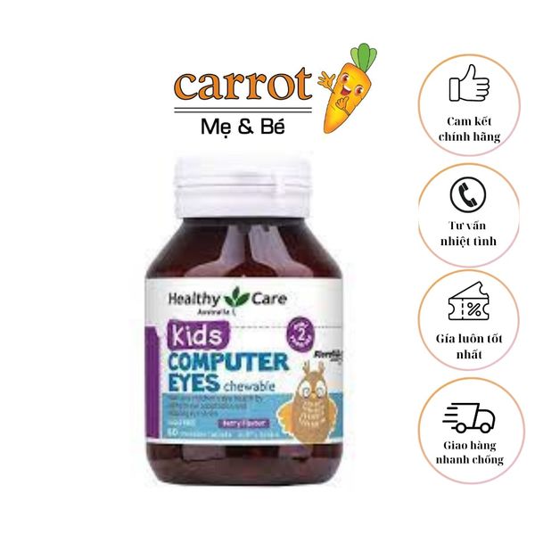 Viên uống bổ mắt cho bé Healthy Care Kids Computer Eyes 60 viên