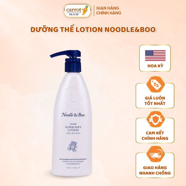 Sữa Dưỡng Thể Noodle & Boo Super Soft Lotion Cho Bé Từ Sơ Sinh
