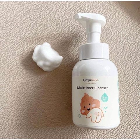 Dung Dịch Vệ Sinh Vùng Kín Và Mông Cho Bé Gái, Trai Orgabebe Làm Mềm Da, Cấp Ẩm Và Làm Dịu Da 300ml