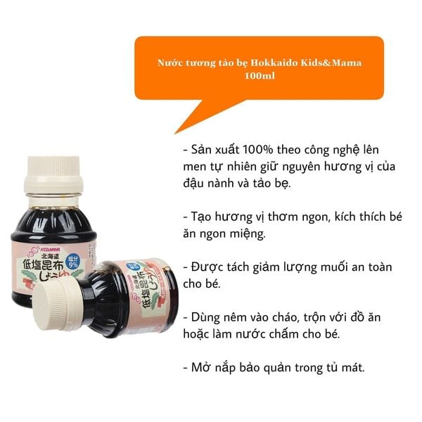 Tương Tảo Bẹ Kids & Mama 100ML(chai)