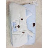 Túi Ngủ Bông YOYO BEAR Cho Bé - Mềm Mịn, Không Chì, Khóa Kéo 2 Đầu