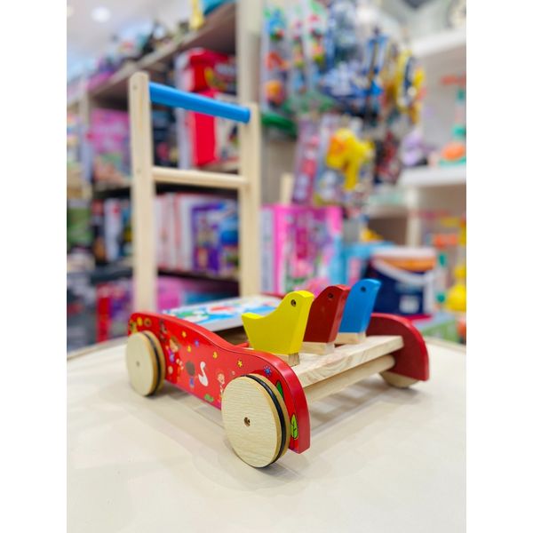 Xe Tập Đi Bằng Gỗ Con Gà, Dành Cho Trẻ Bắt Đầu Tập Đi Khoảng 1 Tuổi
