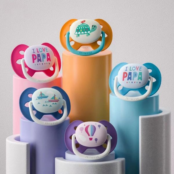 Ti Ngậm KICHI Ultra Soft Cho Bé 0-18M, Ti Giả Silicone Siêu Mềm