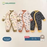 Body Dài Tay Nỉ Ualarogo UR3667,  Bộ Body Dài Cài Chéo