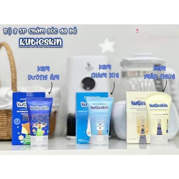 Kem KUTIESKIN, Chăm Sóc Làn Da Cho Mẹ và Bé, Dưỡng Ẩm, Chống Khô Nẻ - 30Gram