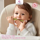 Set 2 Thìa Silicon Ăn Dặm Kichilachi, Thìa Ăn Dặm Cho Bé