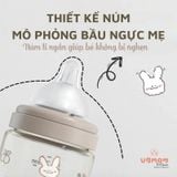 Bình Sữa UBMOM Nội Địa Hàn 200ML/ 280ML, Bình Sữa PPSU An Toàn Cho Bé