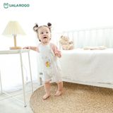 Bộ Body Cài Lệch Cộc Tay UALA ROGO UR2151, Body Đùi Vải Sợi Tre Bamboo Mát