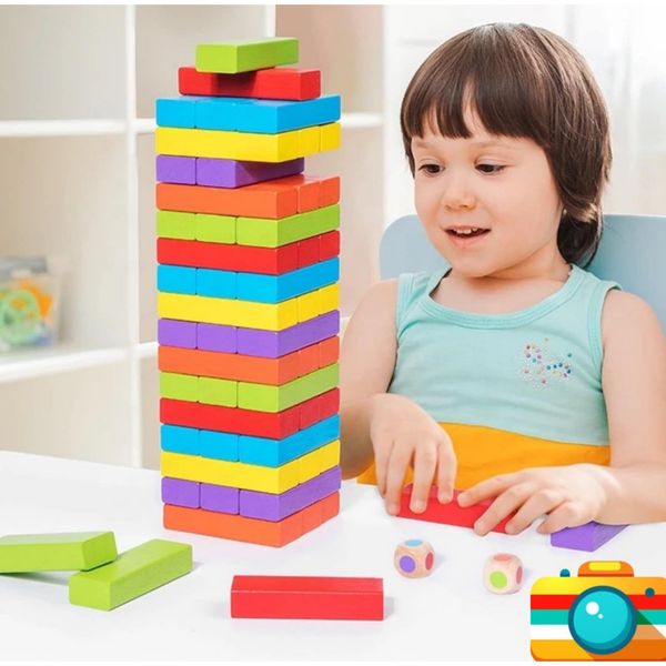 Đồ Chơi Rút Gỗ Cho Bé 48pcs Tower - 51pcs vivitoys
