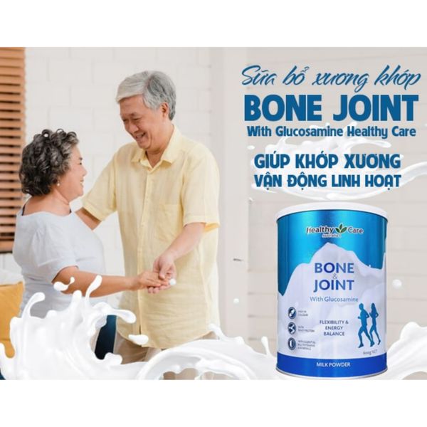Sữa Bột Healthy Care Bone & Joint With Glucosamine 600G Dành Cho Người Đau Xương Khớp Của Úc