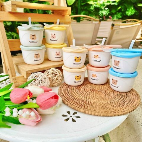 Bộ Cốc Và Chén Ăn Dặm Cho Bé Kichi Kèm Muỗng