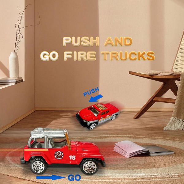 Bộ Đồ Chơi 15 Xe Sắt TN-NX144 Gồm Xe Cứu Hoả, Xe Cứu Thương Cho Bé Từ 3 Tuổi