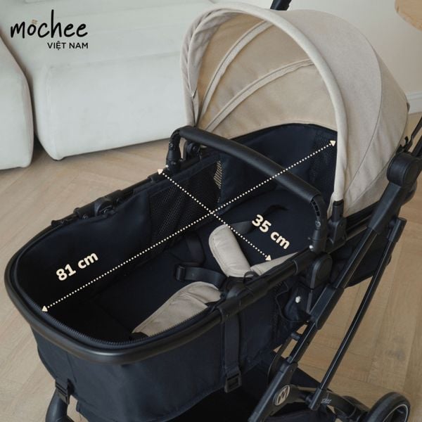 Xe Đẩy Nôi Gấp Gọn Cho Bé Sơ Sinh MOCHEE MC046 2 Chiều, Phù Hợp Để Mang Đi Chơi, Đi Du Lịch