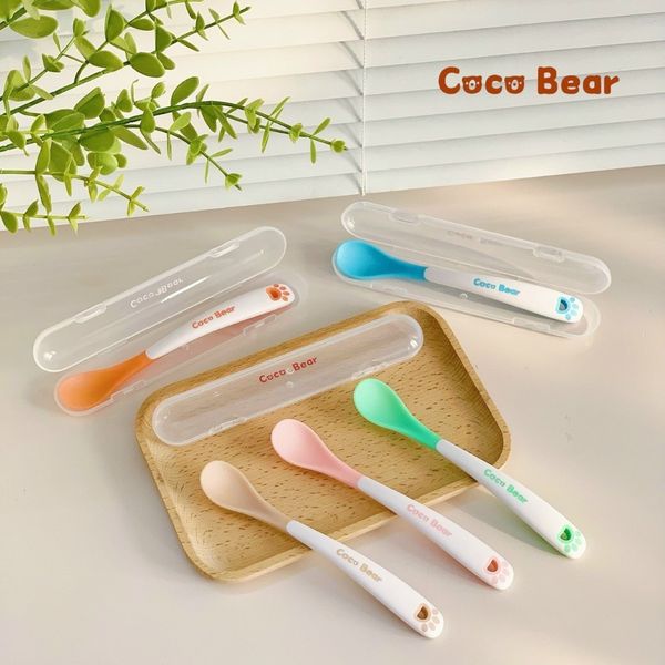 Thìa Cocobear Kèm Hộp, Thìa Ăn Dặm Cho Bé