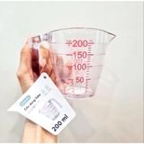 Cốc Chia Vạch Inochi 200ML - Ca Nhựa Chiết Đo Lường Chất Lỏng