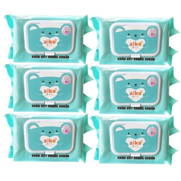 Khăn Ướt Cao Cấp AIKO - Nhiều Màu, Tinh Khiết, Mẹ Và Bé, Mềm Mịn - 100 Tờ