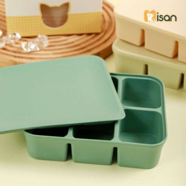 Khay Trữ Đông Silicon Cube 6 Ngăn Misan, Khay Đựng Đồ Ăn, Khay Đựng Đá