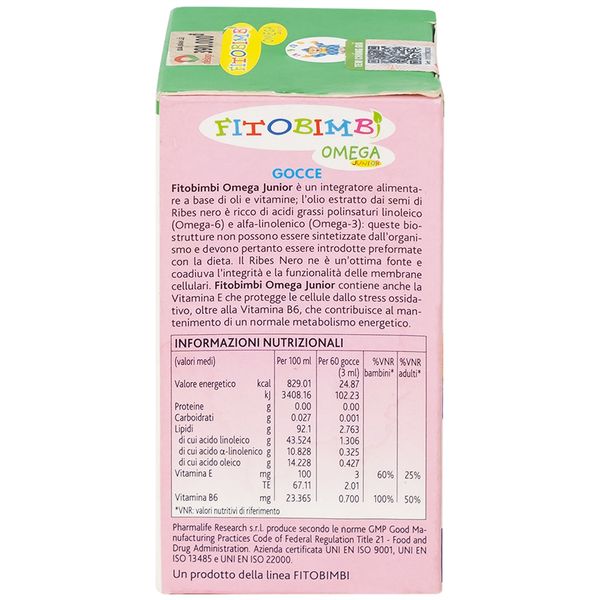 FITOBIMBI OMEGA JUNIOR Bổ Sung DHA Và OMEGA Giúp Bé Phát Triển Não Bộ Và Mắt - Mẹ Và Bé Carrot