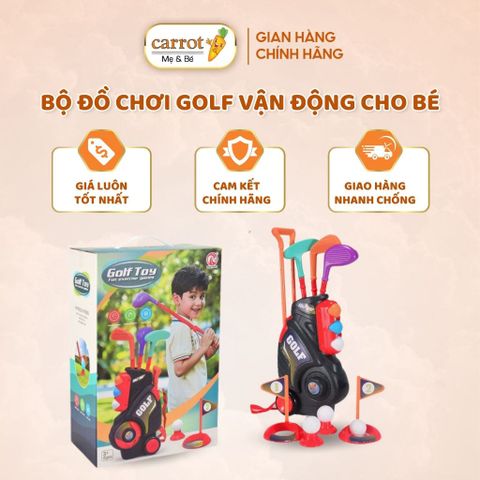 Bộ Đồ Chơi Golf Vận Động Cho Bé - Tăng Tập Trung, Nhựa ABS An Toàn - RX-501A