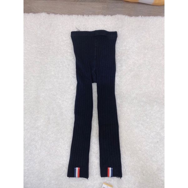 Quần Tất Len Bé Trai, Bé Gái Sọc Dưới Lai 3 Màu Size 95-105