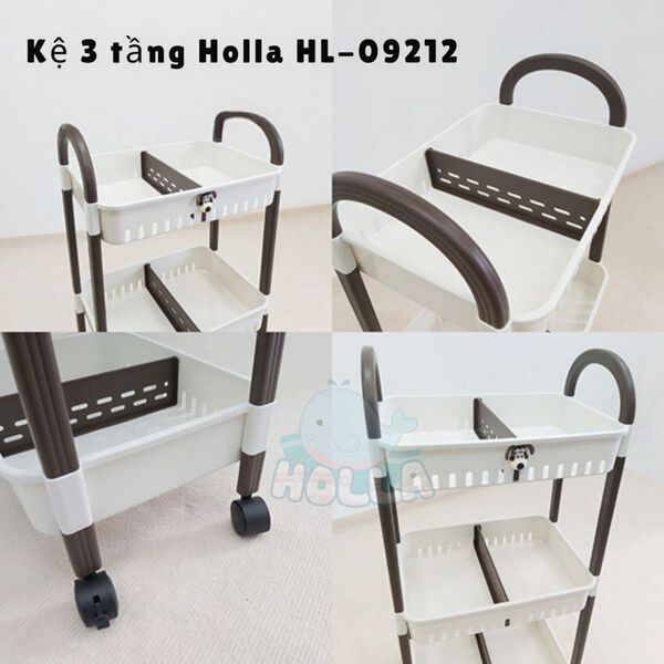 Kệ 3 Tầng Holla HL 09212, Kệ 3 Tầng Đa Năng Đựng Đồ Chơi Cho Bé