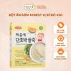 Bột Ăn Dặm Bebest Vị Bí Đỏ Hàn Quốc 45G, Bột Gạo Dinh Dưỡng Nấu Cháo Cho Bé Từ 4M+