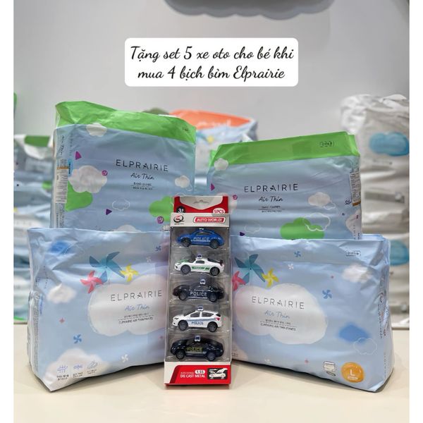 Tã Dán Elprairie Air Thin, Bỉm Quần Elprairie Air Thin Nội Địa Hàn Cho Bé