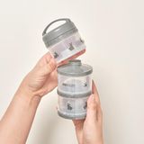 Hộp Chia Sữa Bột Cho Bé Cao Cấp Moyuum Nội Địa Hàn Quốc Chất Liệu PPSU 3 Ngăn Và 5 Ngăn