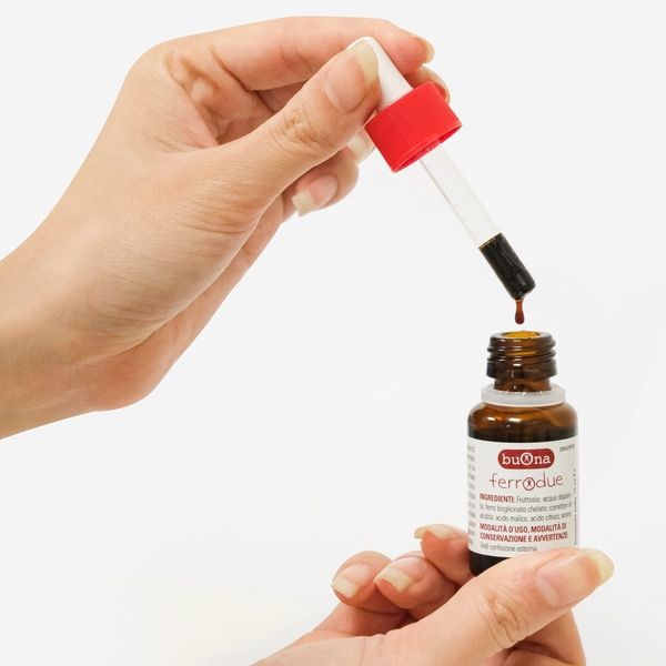 Sắt Hữu Cơ Dạng Nhỏ Giọt Buona Ferrodue Lọ 15ml, Bổ Sung Sắt Cho Trẻ