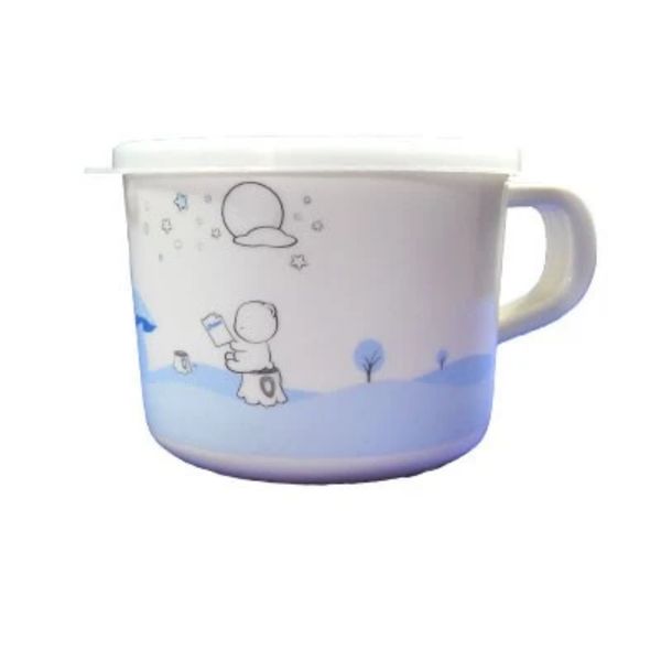 Cốc Uống Nước Beiner Màu Trắng Xanh Cho Bé