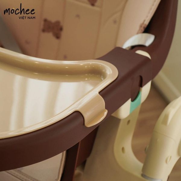 Ghế Ăn Dặm Gấp Gọn - Mẹ Và Bé, Tiện Lợi, Dễ Tháo, Dễ Giặt - MOCHEE