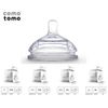 Núm Ty COMOTOMO Silicone Mềm Mại Cho Bé Từ 0-6M+, Set Núm