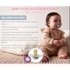 Ty Ngậm Silicone B.BOX Cho Bé Từ 0-18M, Ty Ngậm Cao Su Tự Nhiên Kháng Khuẩn, Có Kèm Nắp Chụp