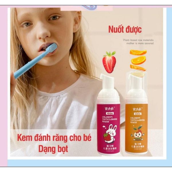 Kem Đánh Răng Tạo Bọt BaiMeiSi Mousse 60ML, Dạng Bọt Nuối Được Kem Đánh Răng