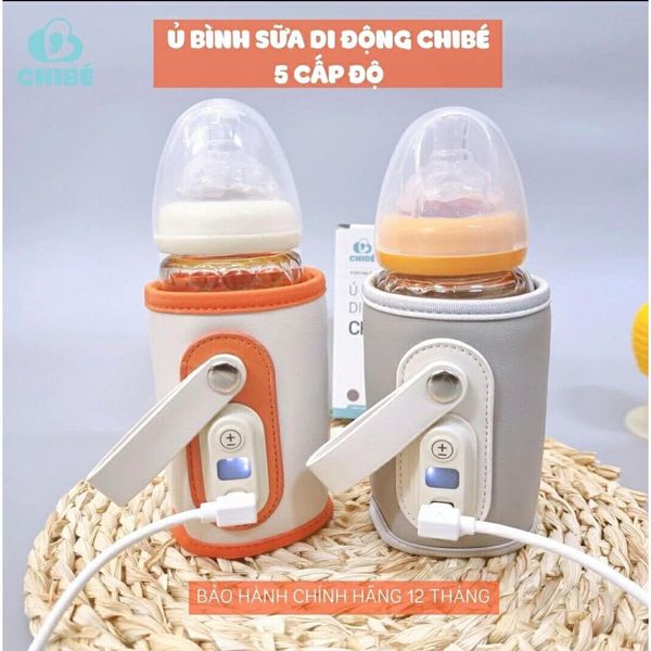 Ủ Bình Sữa Di Động CHIBÉ 5 Cấp Độ CB003