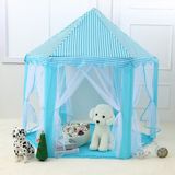 Lều Công Chúa Cho Bé Kiểu Dáng Lục Giác Hàn Quốc Có Rèm Che, Lều Lục Giác Princess Castle