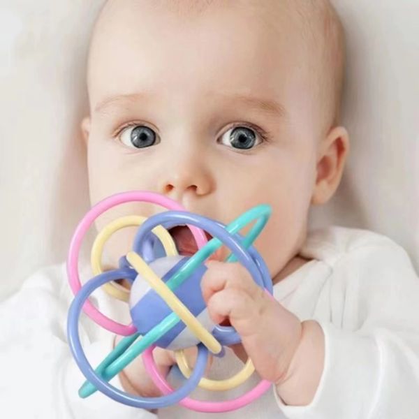 Gặm Nướu Silicone Cầu Vòng Baby-K, Đồ Chơi Gặm Nướu Cho Bé