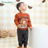 Bộ Dài Tay Nỉ Chéo Ualarogo UR3646, Set Đồ Bộ Cho Bé Trai 1-5 Tuổi
