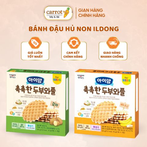 Bánh Đậu Hủ Non ILDONG Vị Khoai Tây, Vị Chuối 64g