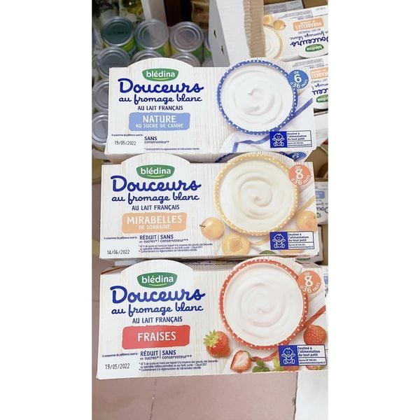 Sữa Chua Phô Mai Vị Tự Nhiên, Dâu, Mận Bledina, Đủ Vị Cho Bé Từ 6 Tháng Tuổi