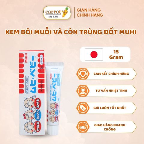 Kem Bôi Muỗi Và Côn Trùng Đốt Muhi - Nhật 15G