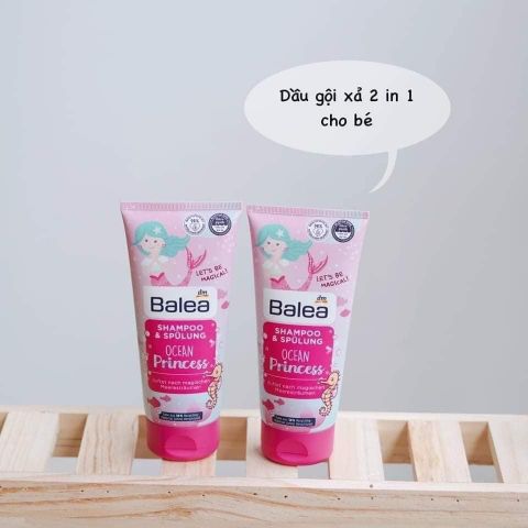 Dầu Gội Xả 2 In 1 Balea Ocean Princess Cho Bé Gái